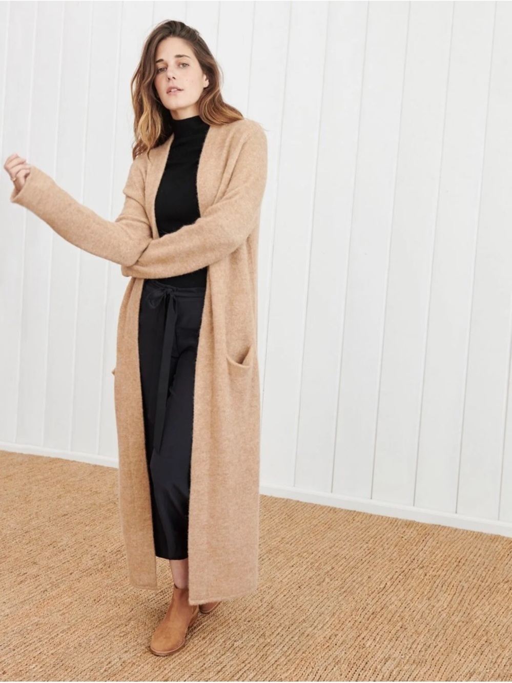 • Jenni Kayne • Duster Sweater Coat in Camel